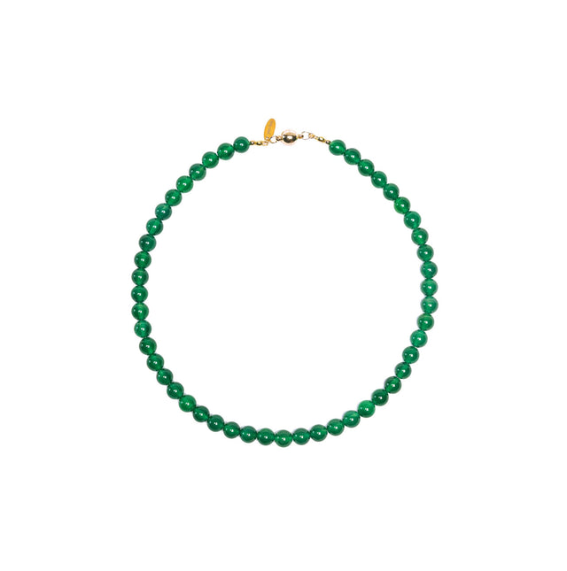 Forest Green Agate Necklace - Renewal & Growth