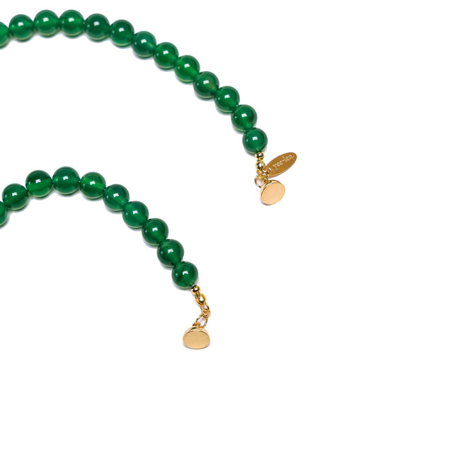 Forest Green Agate Necklace - Renewal & Growth