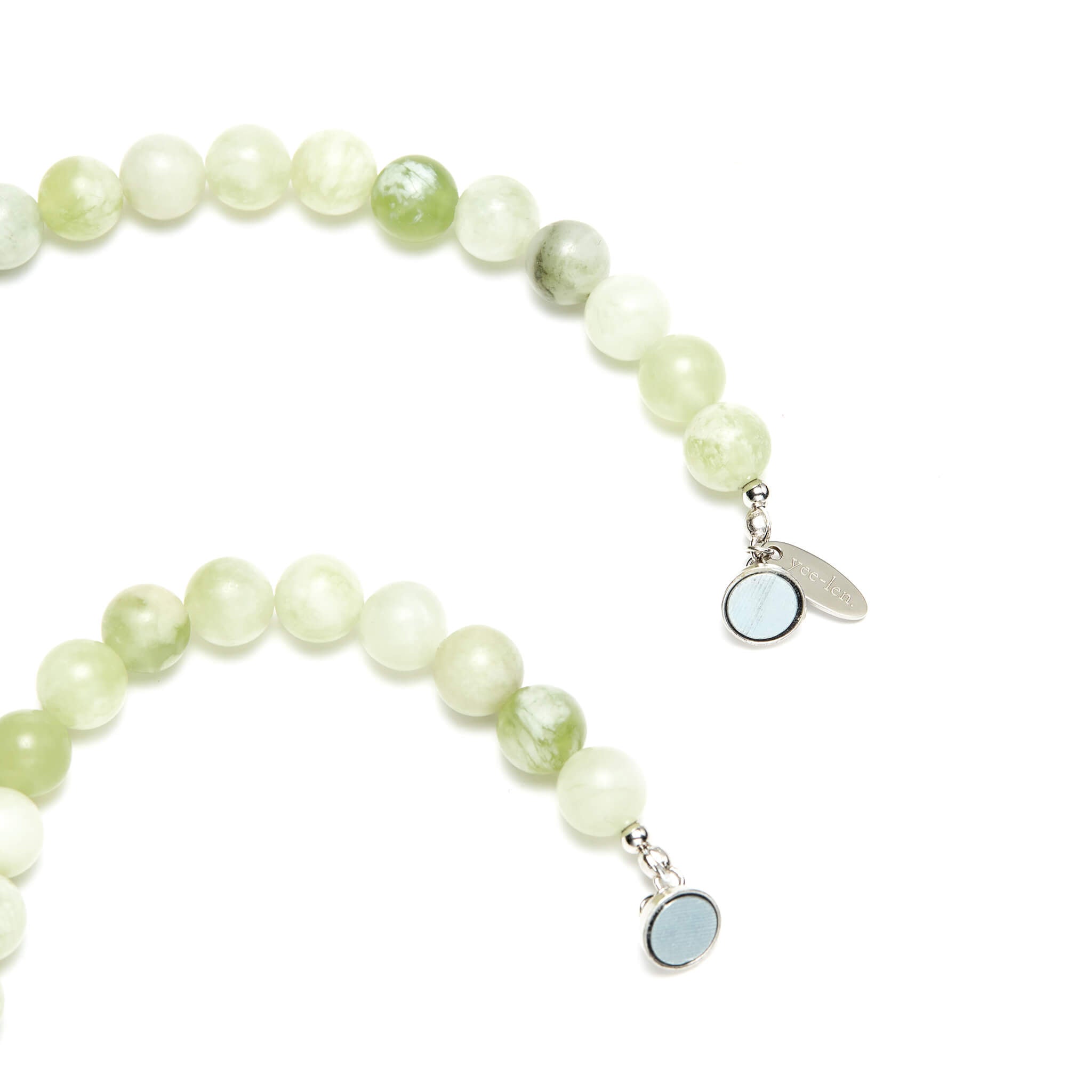 Greenish New Jade Necklace - Good Mood