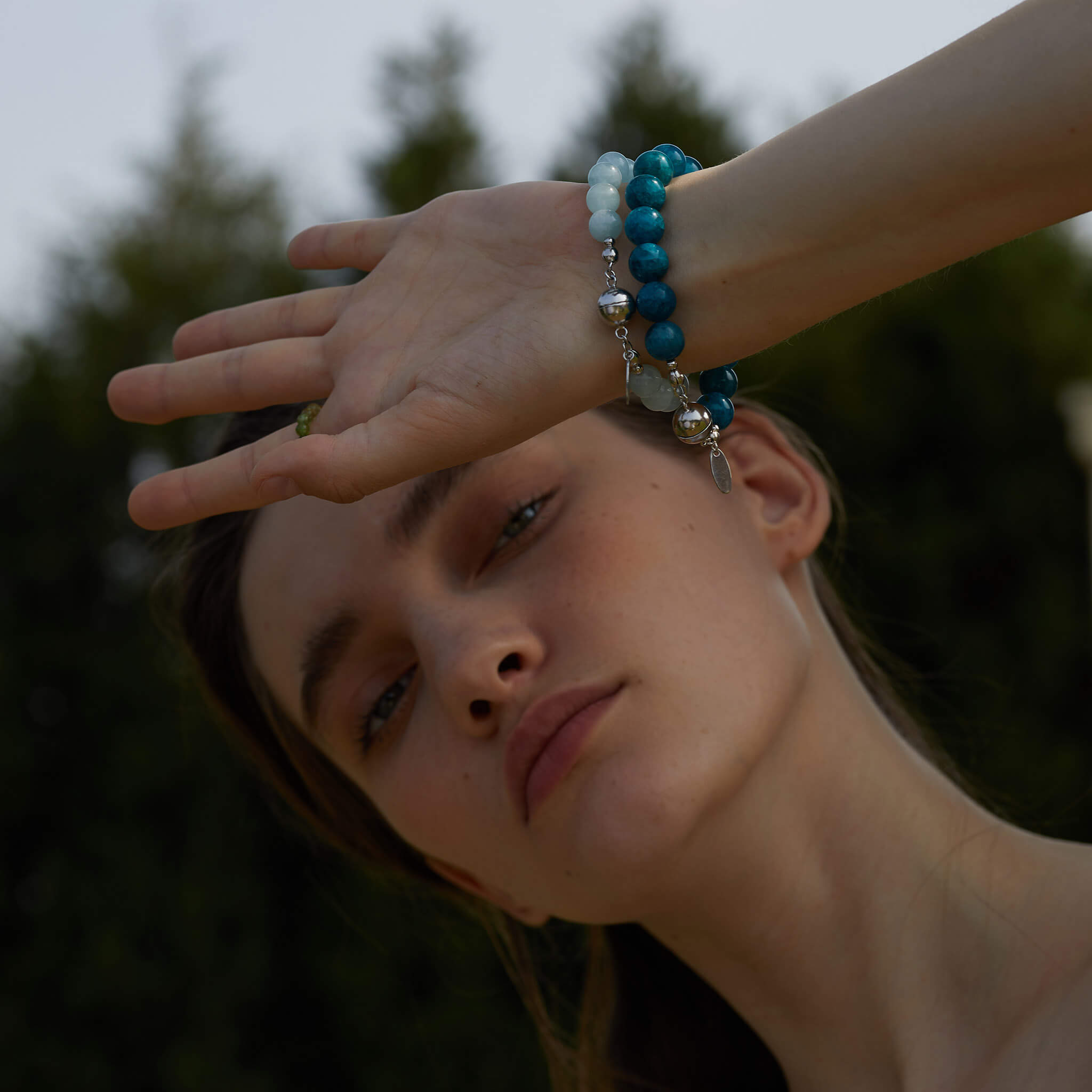 Aquamarine Bracelet - Calmness & Courage