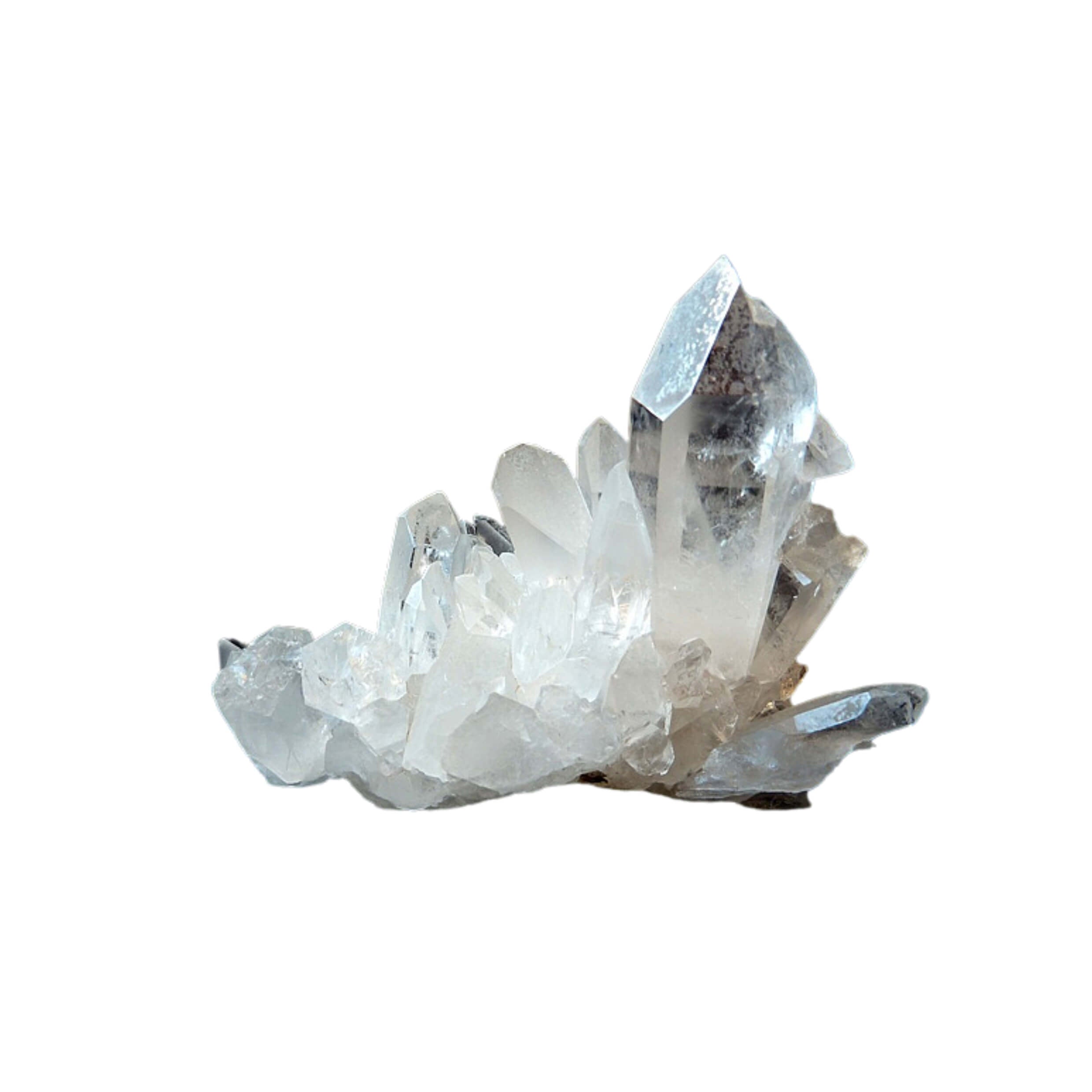Avant Unsymmetric Beaded Clear Quartz Healing Necklace
