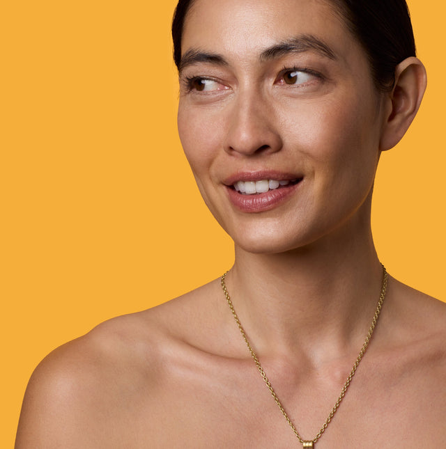 One of a Kind Heroic Double Drop Pendant Necklace