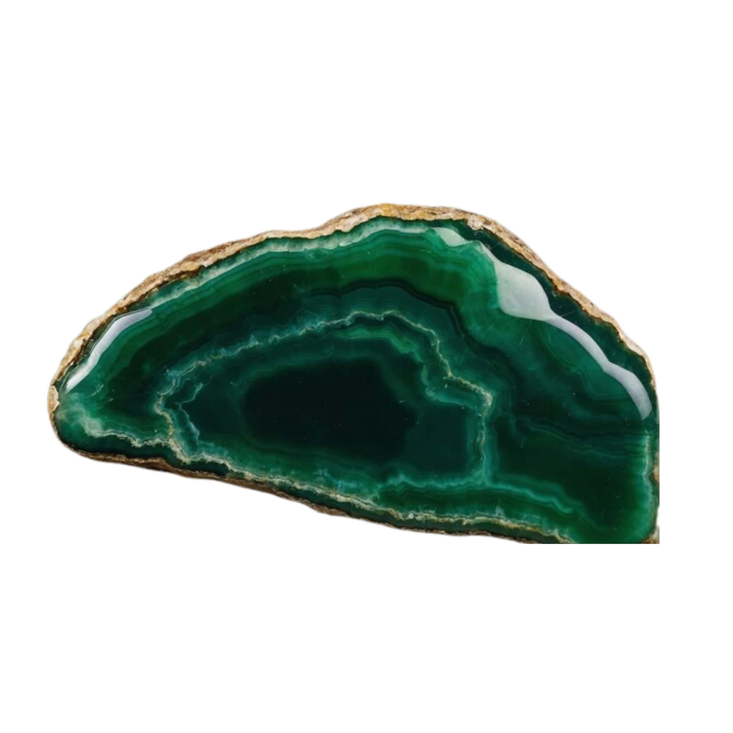 Forest Green Agate Necklace - Renewal & Growth