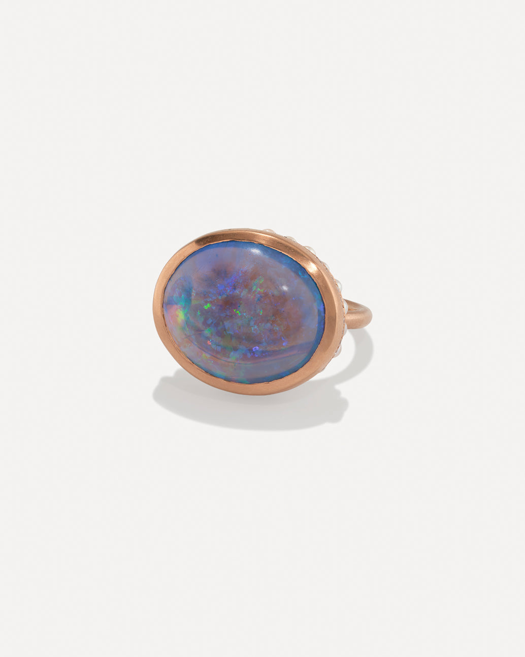 One of a Kind Pavé Studded Halo Ring