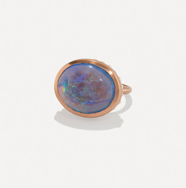 One of a Kind Pavé Studded Halo Ring