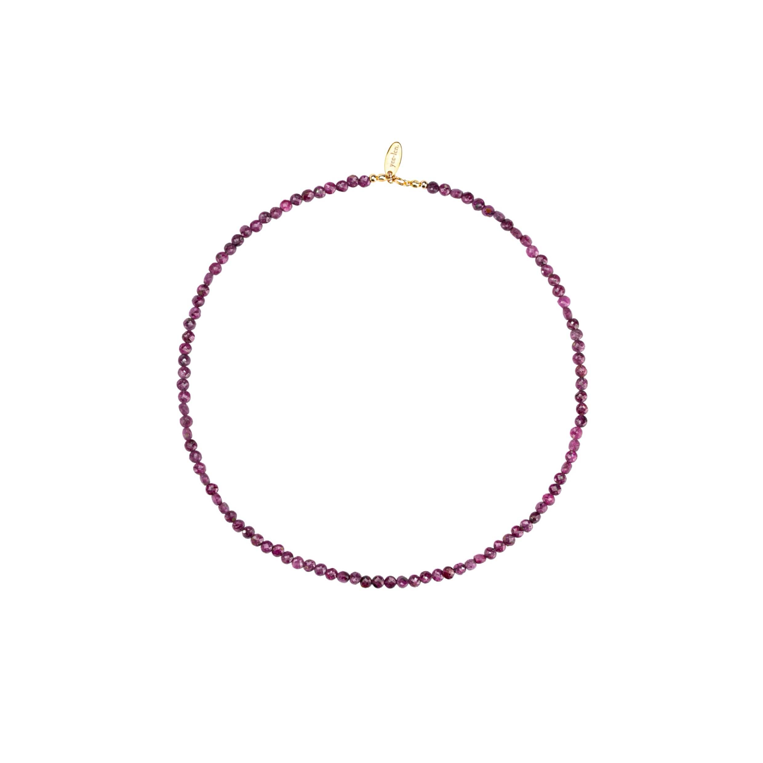 Garnet January Birthstone Gemstone Necklace - Energy & Romantic Love