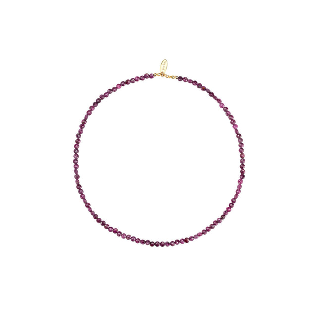 Garnet January Birthstone Gemstone Necklace - Energy & Romantic Love