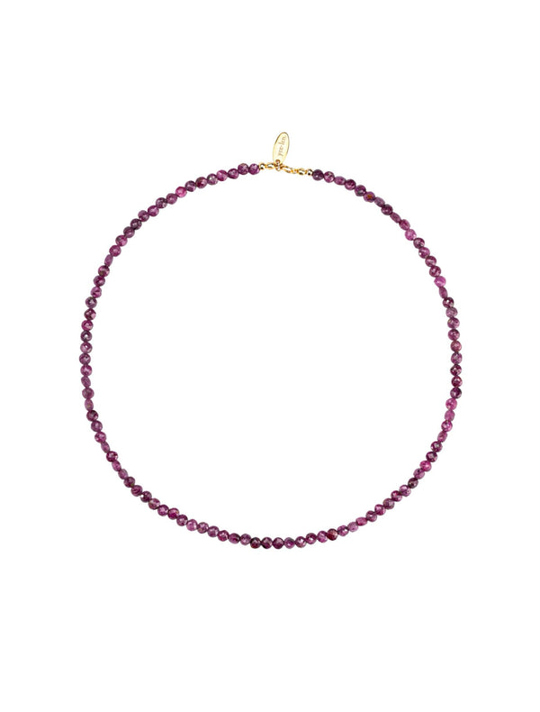 Garnet January Birthstone Gemstone Necklace - Energy & Romantic Love