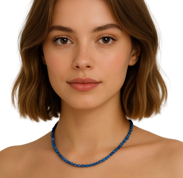 Lapis Lazuli Stone Necklace - Inner Vision