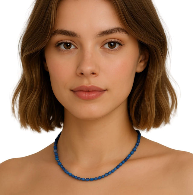 Lapis Lazuli Stone Necklace - Inner Vision