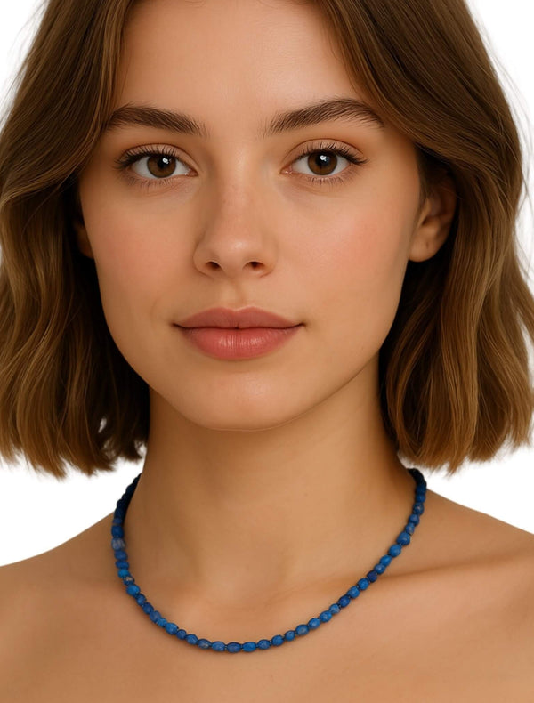 Lapis Lazuli Stone Necklace - Inner Vision